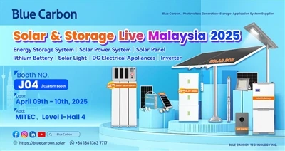Bluecarbon inviterer dig til Solar & Storage Live Malaysia 2025!