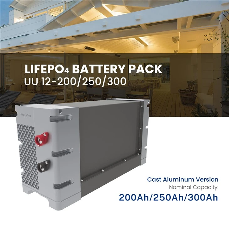 Solar Power Energey Storage Lithium Ion 3Kwh batteri med LCD-skærm AC 220V Solar Charging 2 Way